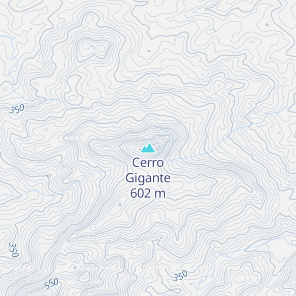 Map of Cerro Gigante