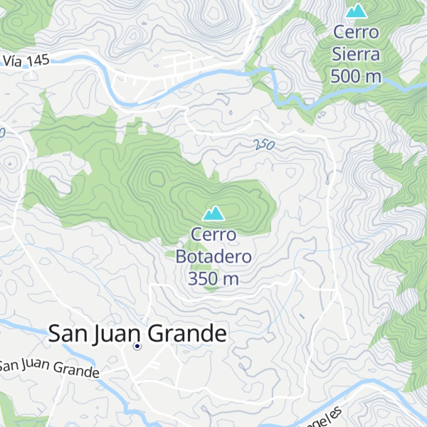 Map of Cerro Botadero