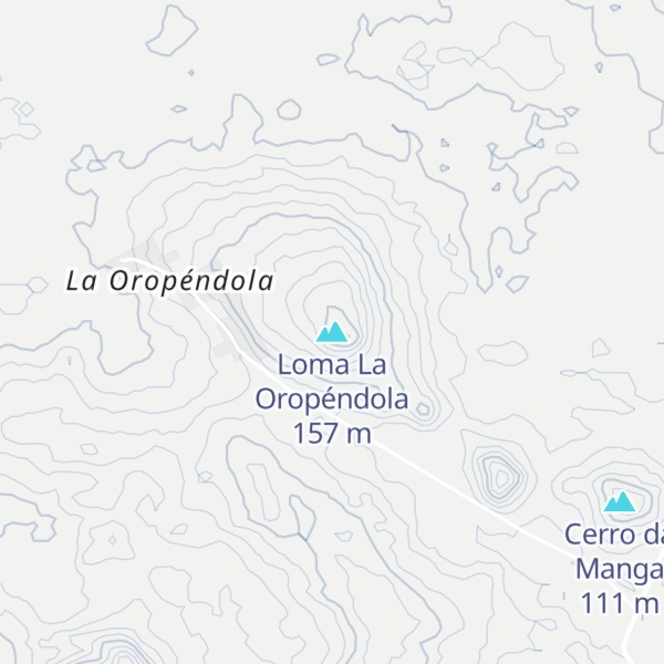 Map of Loma La Oropéndola