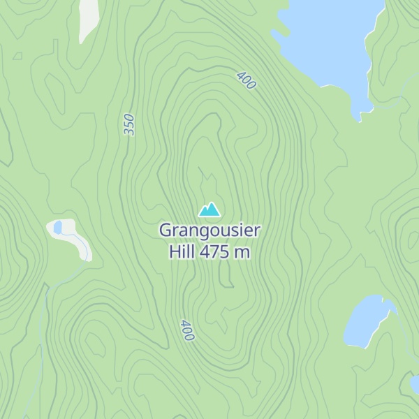 Map of Grangousier Hill