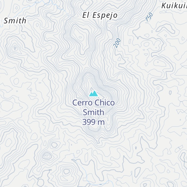 Map of Cerro Chico Smith