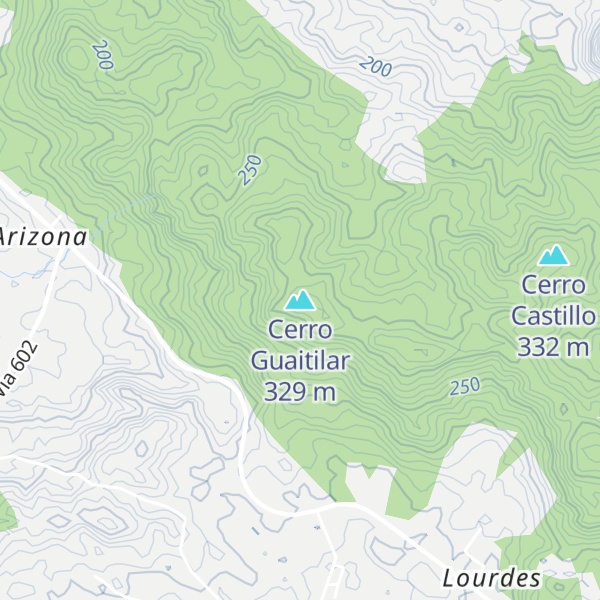 Map of Cerro Guaitilar