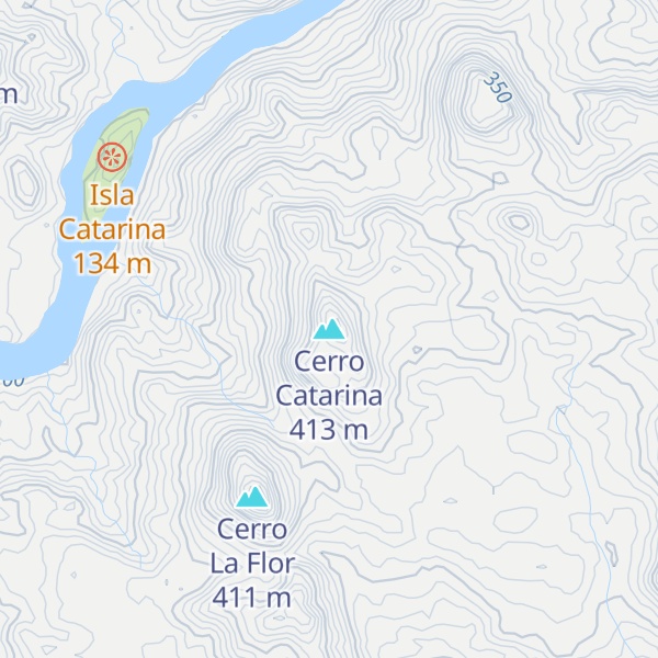 Map of Cerro Catarina