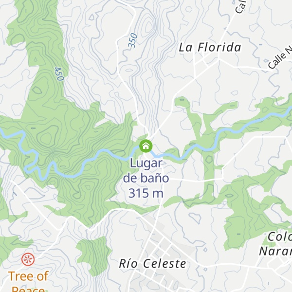 Map of Lugar de baño
