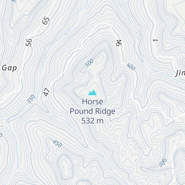 Map of Horse Pound Ridge