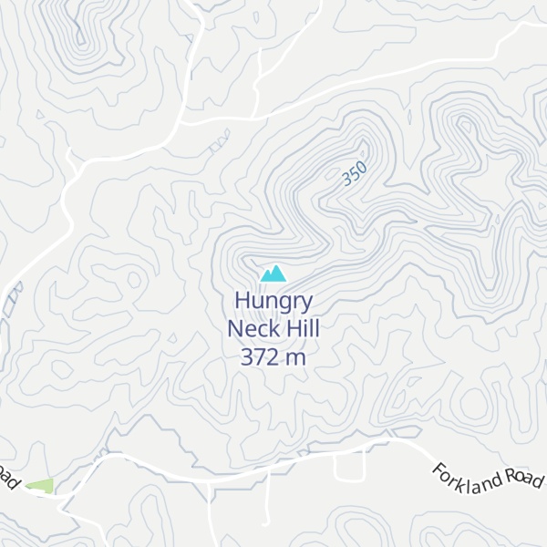 Map of Hungry Neck Hill