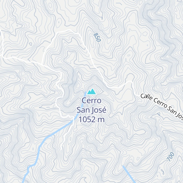 Map of Cerro San José