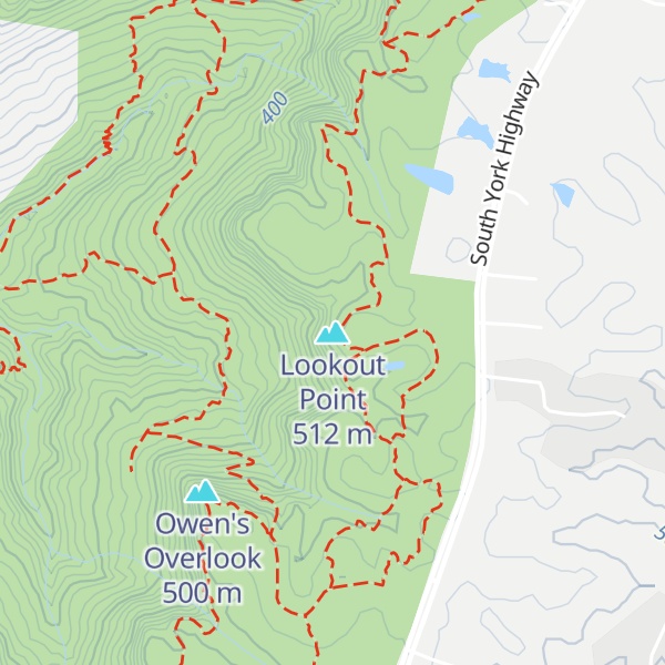 Map of Lookout Point