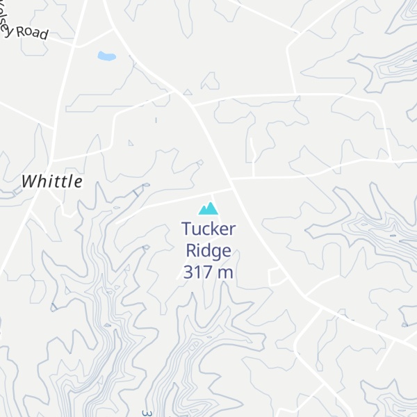 Map of Tucker Ridge