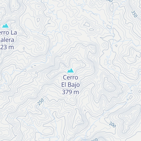 Map of Cerro El Bajo