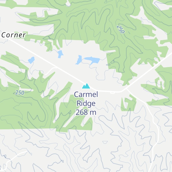 Map of Carmel Ridge