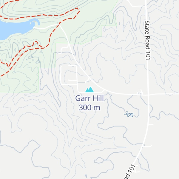 Map of Garr Hill