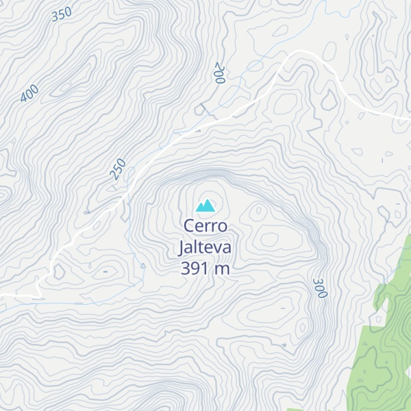 Map of Cerro Jalteva