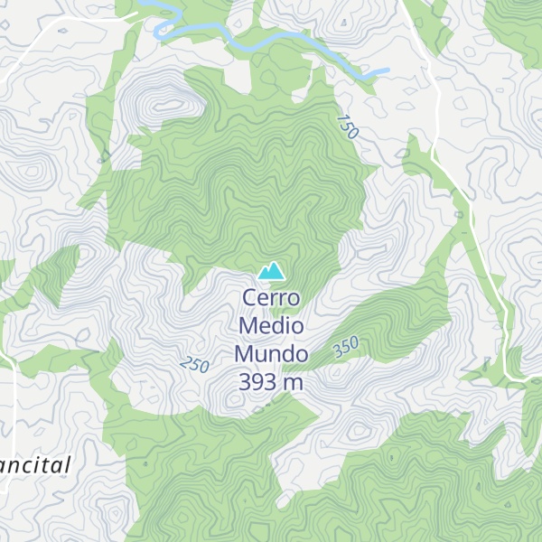 Map of Cerro Medio Mundo