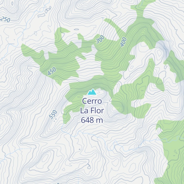 Map of Cerro La Flor