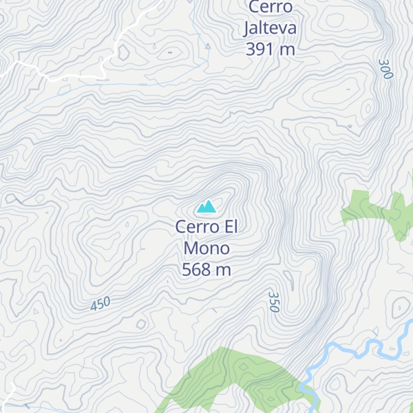 Map of Cerro El Mono