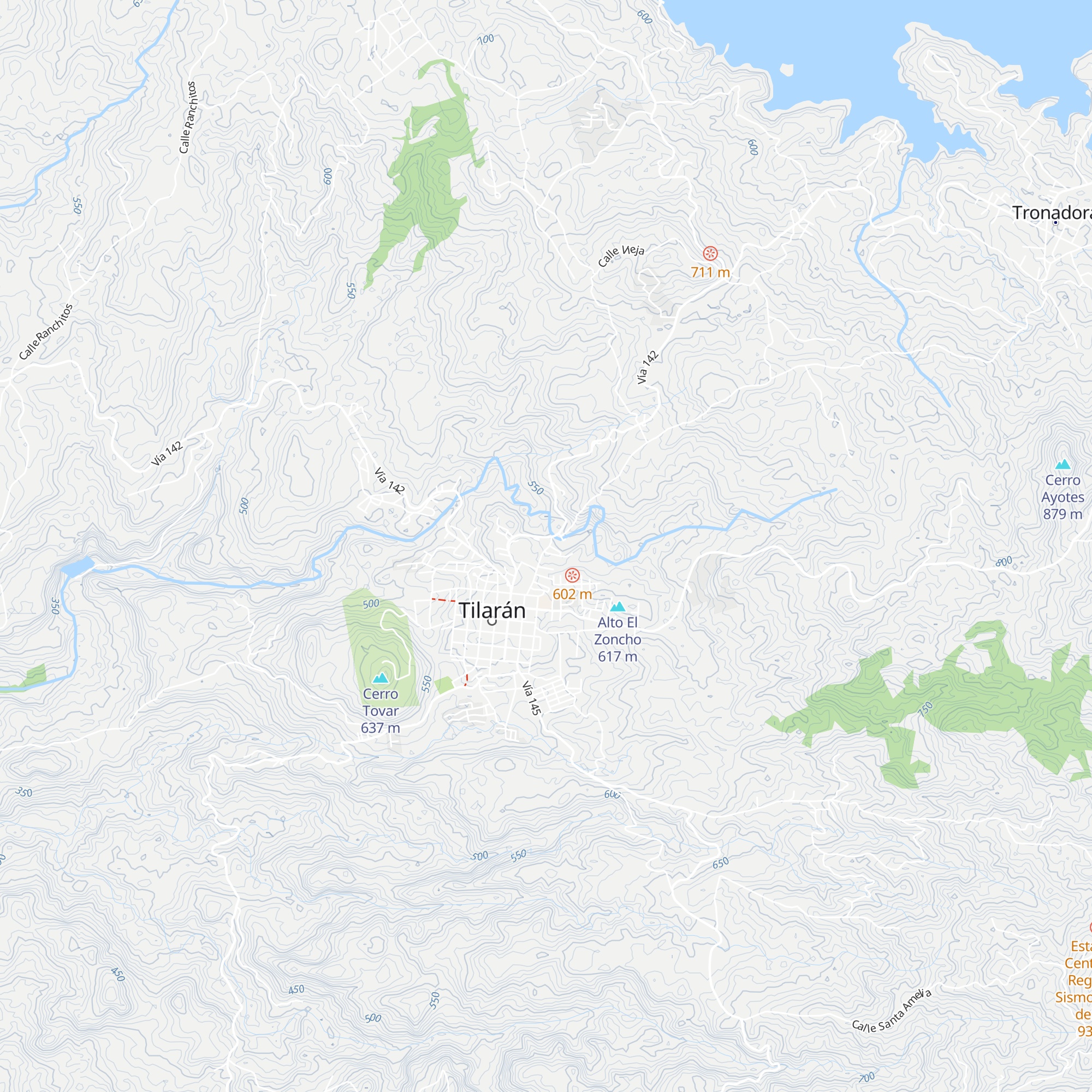 Cabanas Los Cielos map