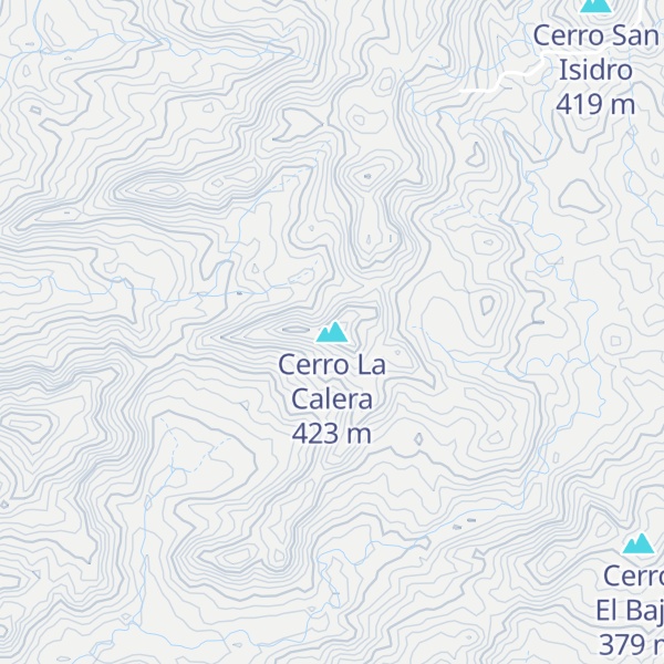 Map of Cerro La Calera