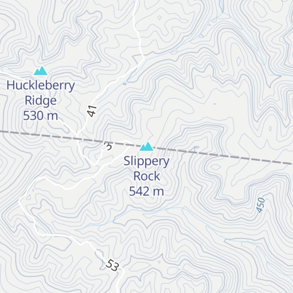 Map of Slippery Rock