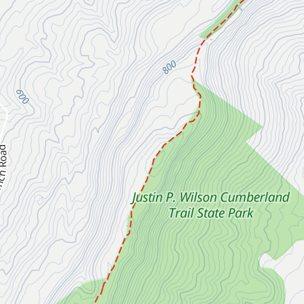 Map of Brady Mountain