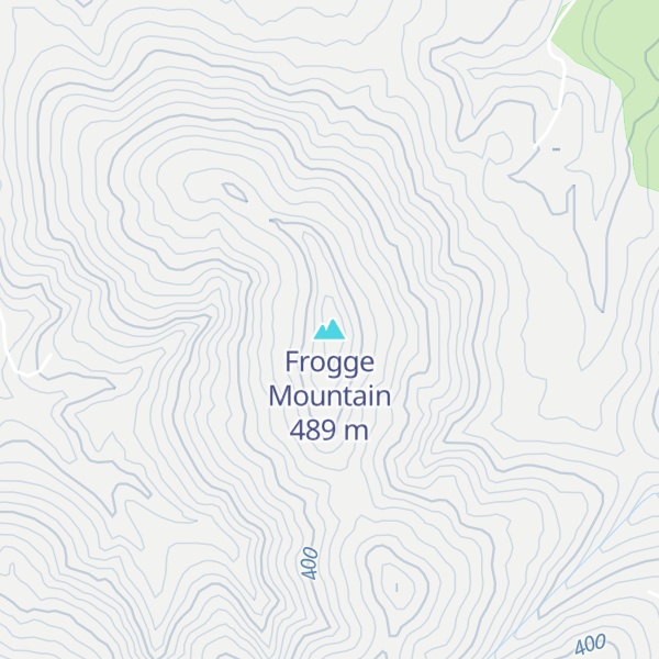 Map of Frogge Mountain