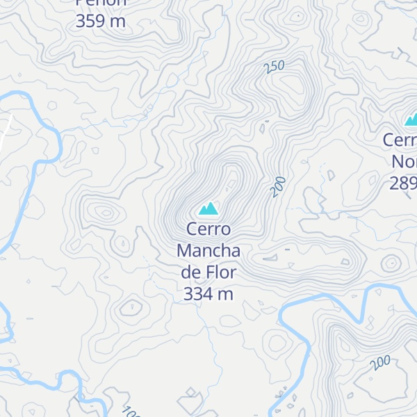 Map of Cerro Mancha de Flor