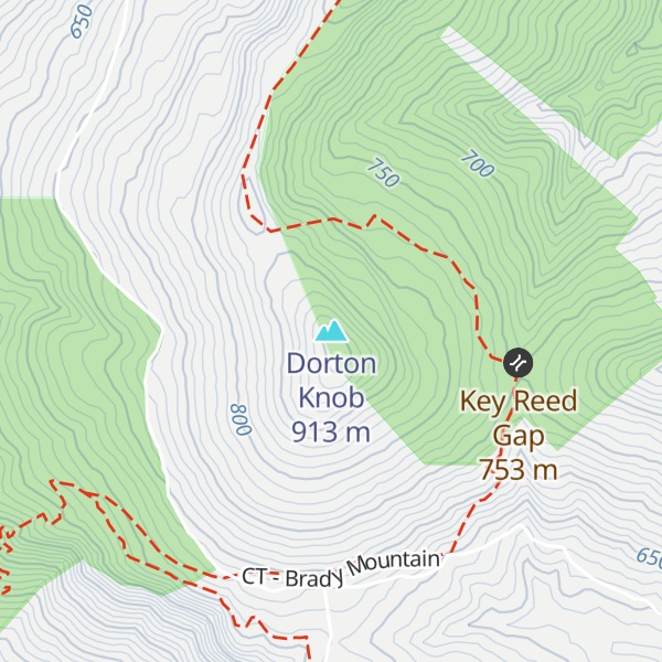 Map of Dorton Knob