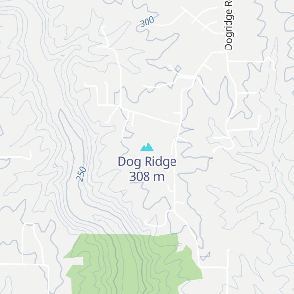 Map of Dog Ridge
