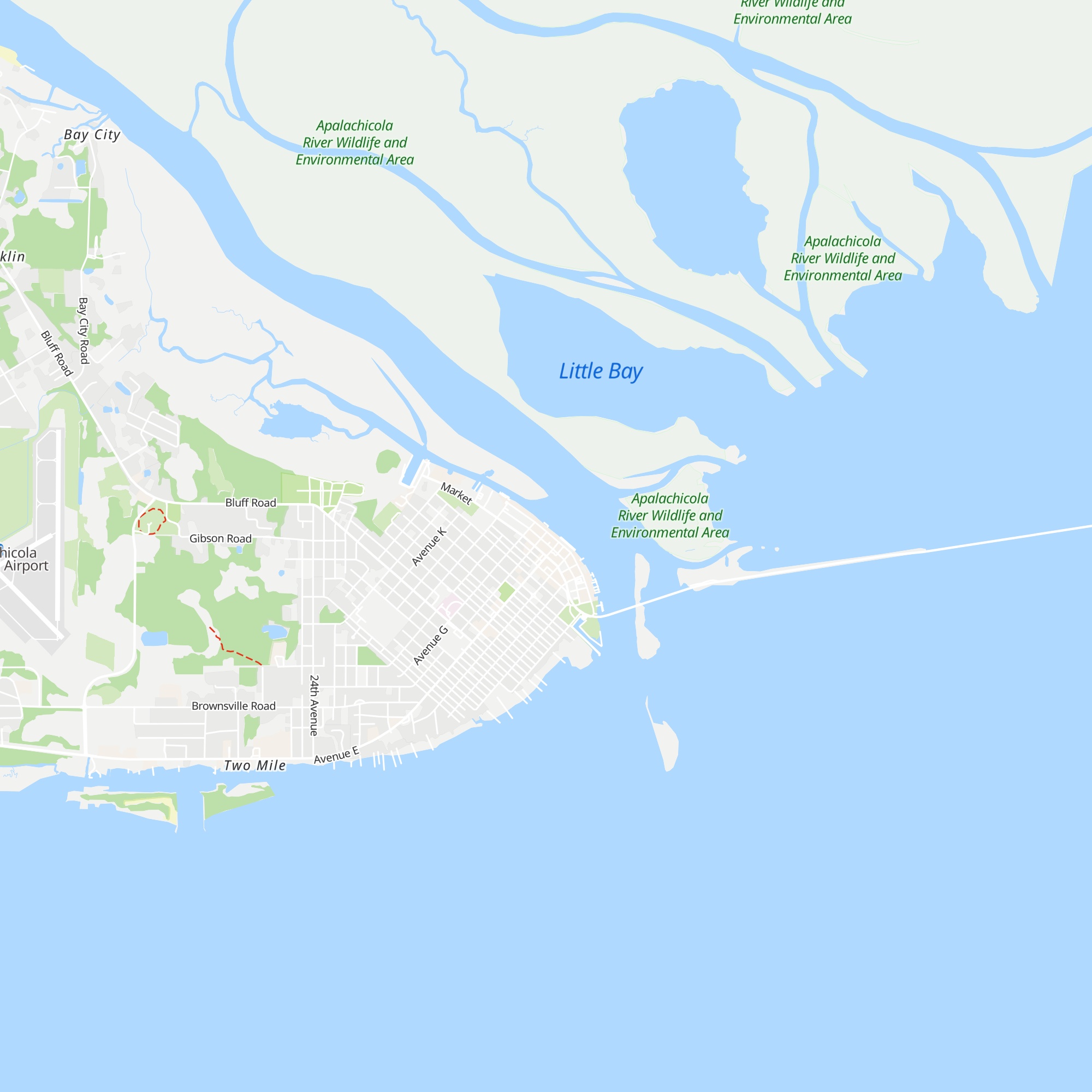 Apalachicola Bay Chamber of Commerce map