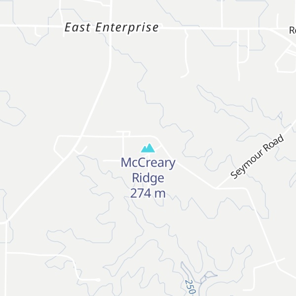 Map of McCreary Ridge