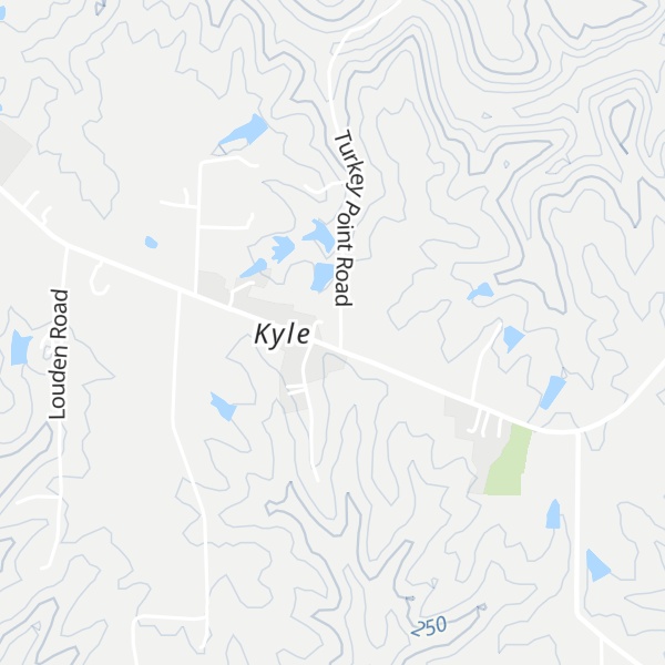 Map of Possum Ridge