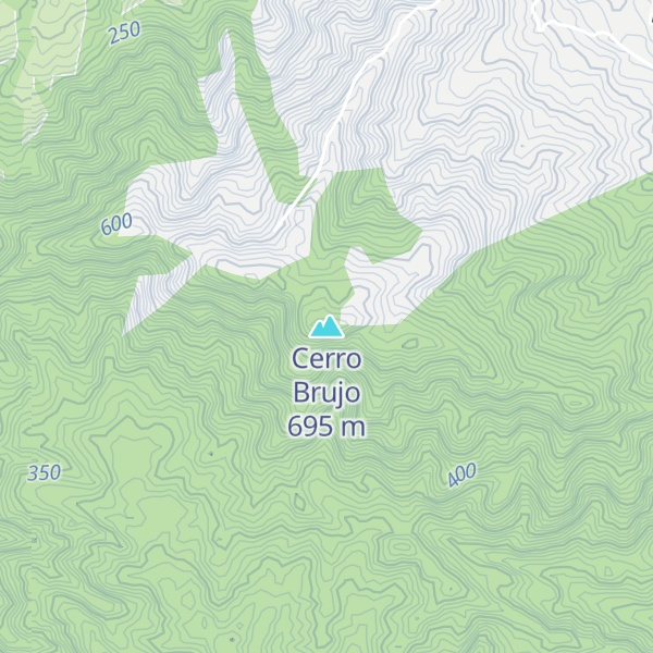 Map of Cerro Brujo