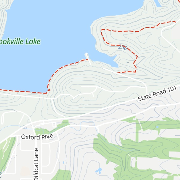 Map of Bonwell Hill