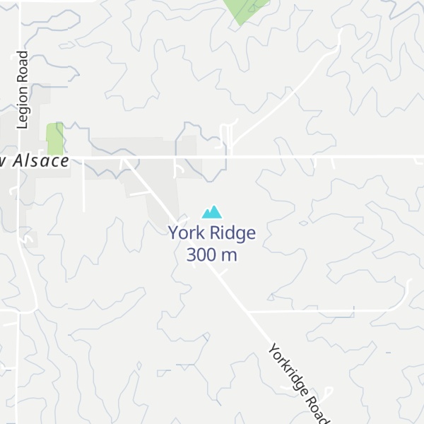 Map of York Ridge