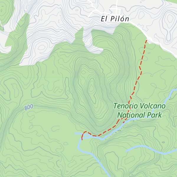 Map of Cerro Chorros