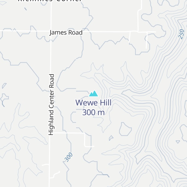 Map of Wewe Hill
