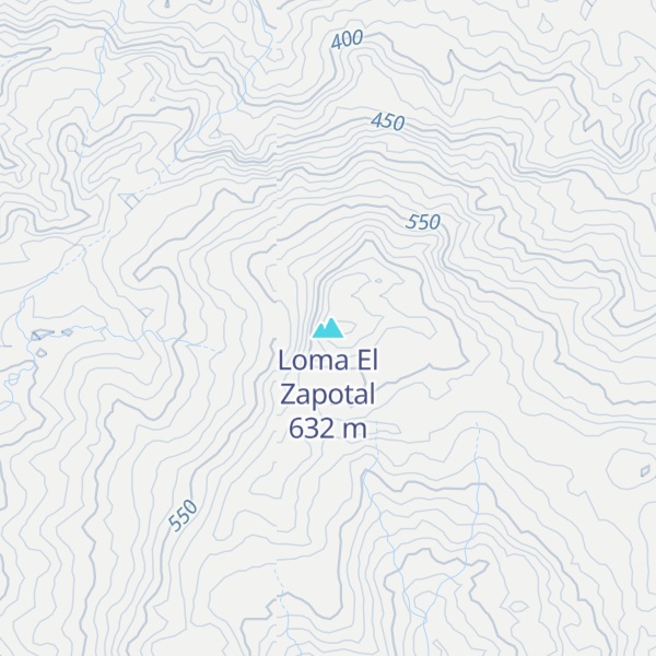 Map of Loma El Zapotal