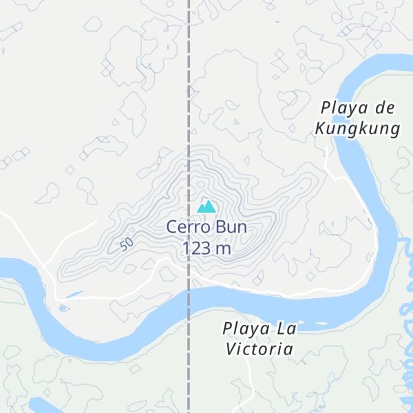 Map of Cerro Bun