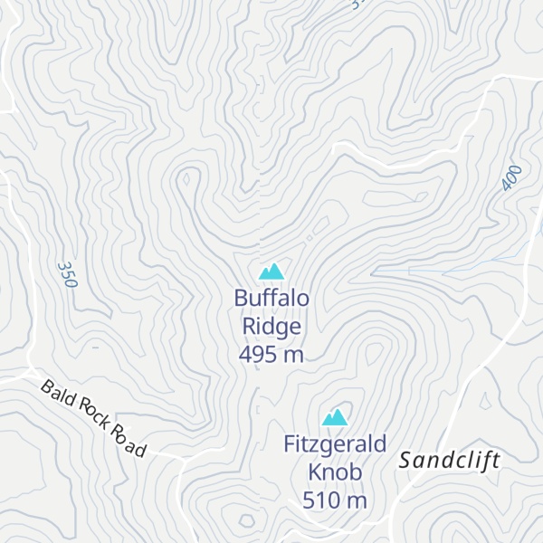 Map of Buffalo Ridge
