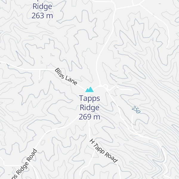 Map of Tapps Ridge