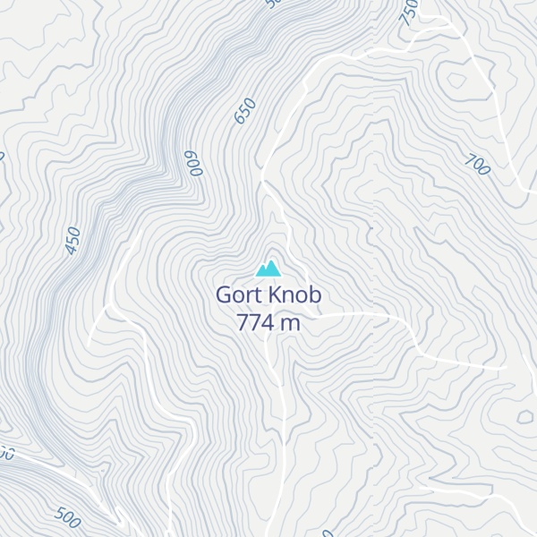 Map of Gort Knob