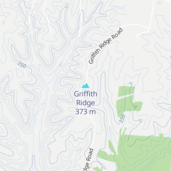 Map of Griffith Ridge