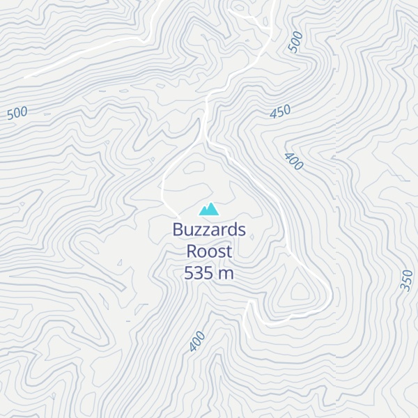 Map of Buzzards Roost