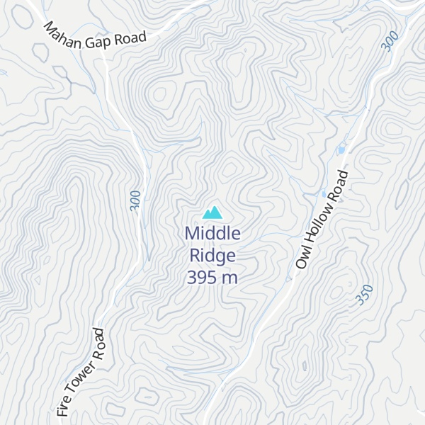 Map of Middle Ridge