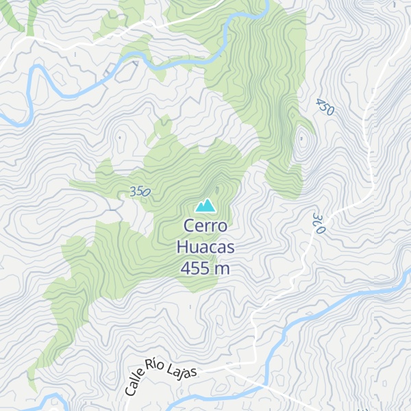 Map of Cerro Huacas