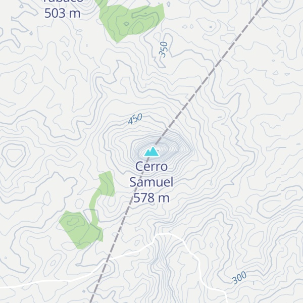 Map of Cerro Samuel