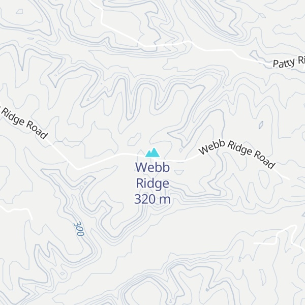 Map of Webb Ridge