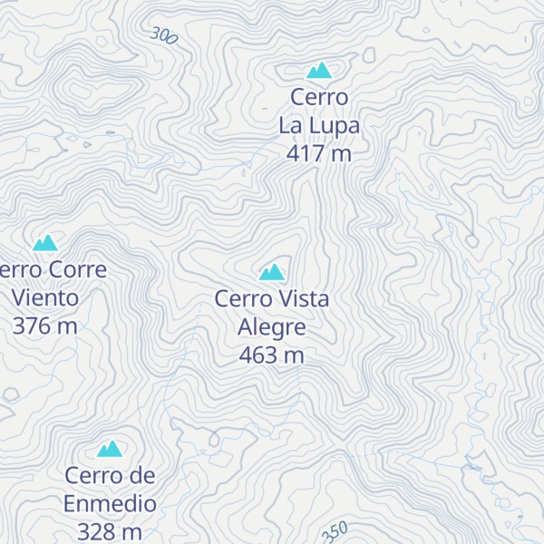 Map of Cerro Vista Alegre