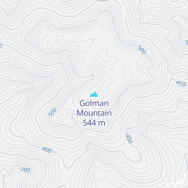 Map of Golman Mountain
