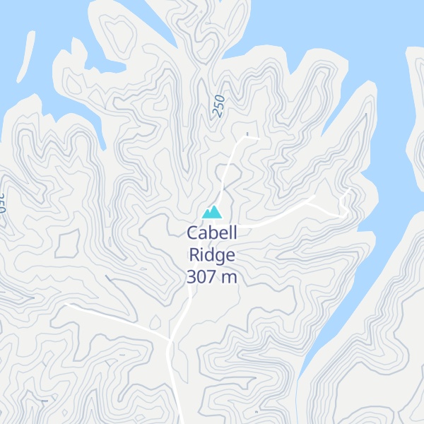 Map of Cabell Ridge